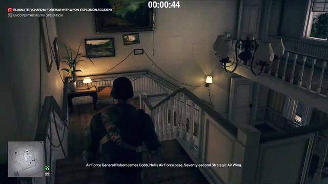 Hitman 3 Chameleon 1m 03s Guide Silent Assassin Elusive Target Walkthrough Richard E  Foreman