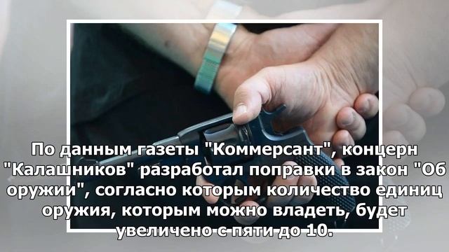 В Совфеде не возражают против увеличения числа единиц оружия на руках у россиян смотреть онлайн