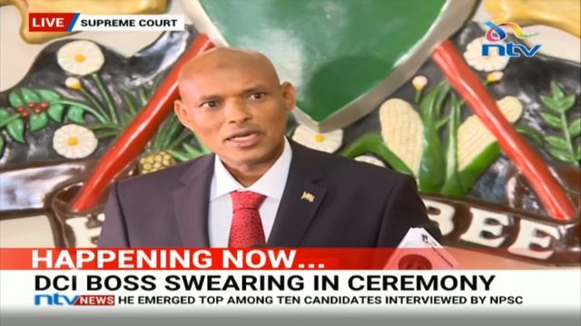 Amin Mohamed gives out his phone number after being sworn in as DCI boss смотреть онлайн