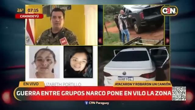 Canindeyú: Lograron recuperar un camión robado смотреть онлайн