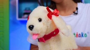 Интерактивный щенок Zabiaka «Мой друг» ходит лает поёт песенку виляет хвостом  ДМ - 1000893779