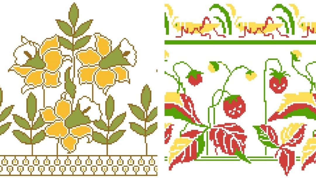 СТАРИННЫЕ СХЕМЫ. Рукоделие, вышивка, вязание. Подборка №93. смотреть онлайн