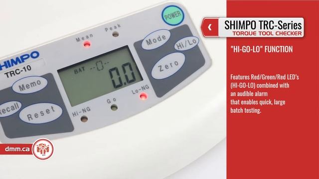 SHIMPO TRC - Digital Torque Tool Checker (product video presentation) смотреть онлайн