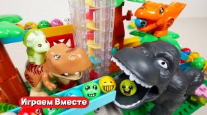 Конструктор с шариками для детей. Играем в Лего ДУПЛО. Развивающие игрушки ! Топ видео для детей 😍