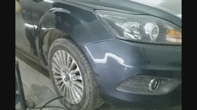 Форд Фокус ремонт и покраска. смотреть онлайн