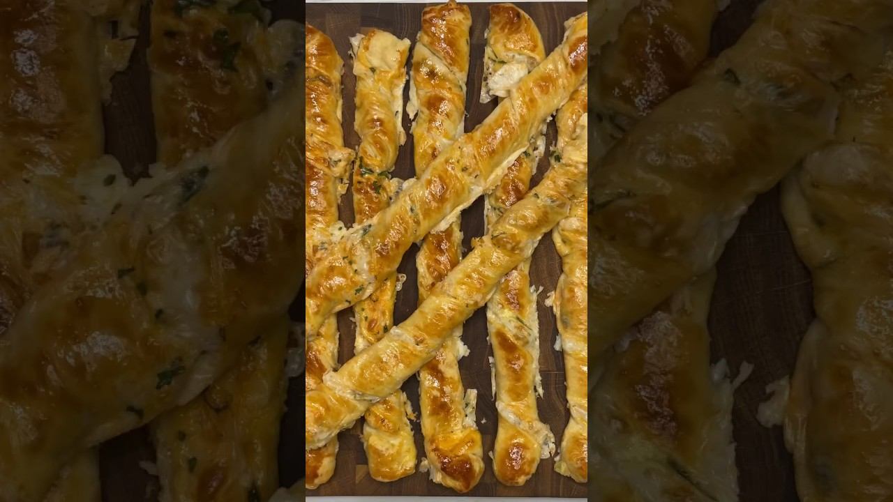 ЗАКУСКА из слоеного теста и сыра#shorts #рецепт #закуска#snacks #cheese смотреть онлайн