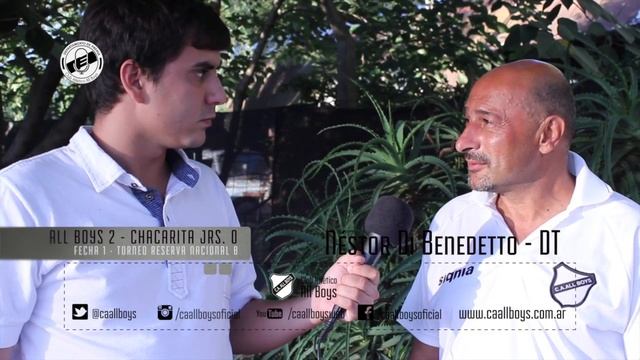 NESTOR DI BENEDETTO - DT All Boys · Torneo Reserva Nacional B смотреть онлайн
