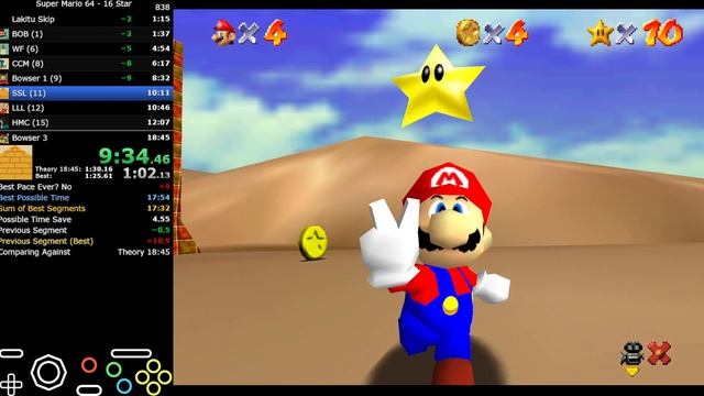 [Invalid] SM64 EMU 16 Star PB - 19:05 [2022-07-09] смотреть онлайн