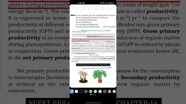 MCQs For NEET, Ecosystem, Ecosystem Productivity & Types, Biology Class 12th PYQs Solved. смотреть онлайн