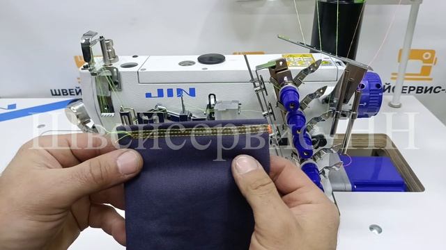 Плоскошовная машина JIN F1F-U356SN (5,6мм) (комплект) автомат смотреть онлайн