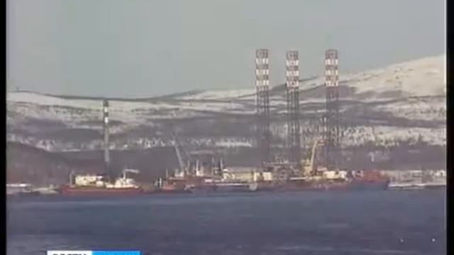 Tanker "Belokamenka" left the Kola Bay to Norway смотреть онлайн