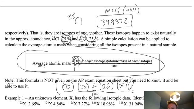 Unit 1 Lesson 3 - Calculating average atomic mass смотреть онлайн
