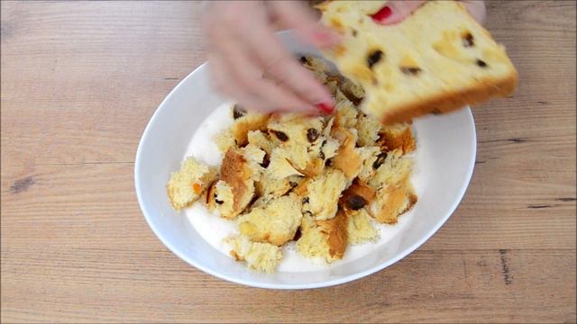 PUDIN DE PANETTONE CON PASAS Y NARANJA / PANETTONE PUDDING WITH RAISINS AND ORANGE / CROCK POT смотреть онлайн
