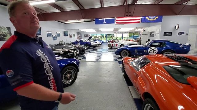 GT40s and Cobras Everywhere at Downforce Motorsports!!! (pt2 of 3 in GT40 series) смотреть онлайн