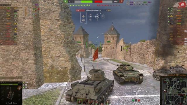 Т-34-85, Химмельсдорф, Встречный бой │ World of Tanks │ replay смотреть онлайн