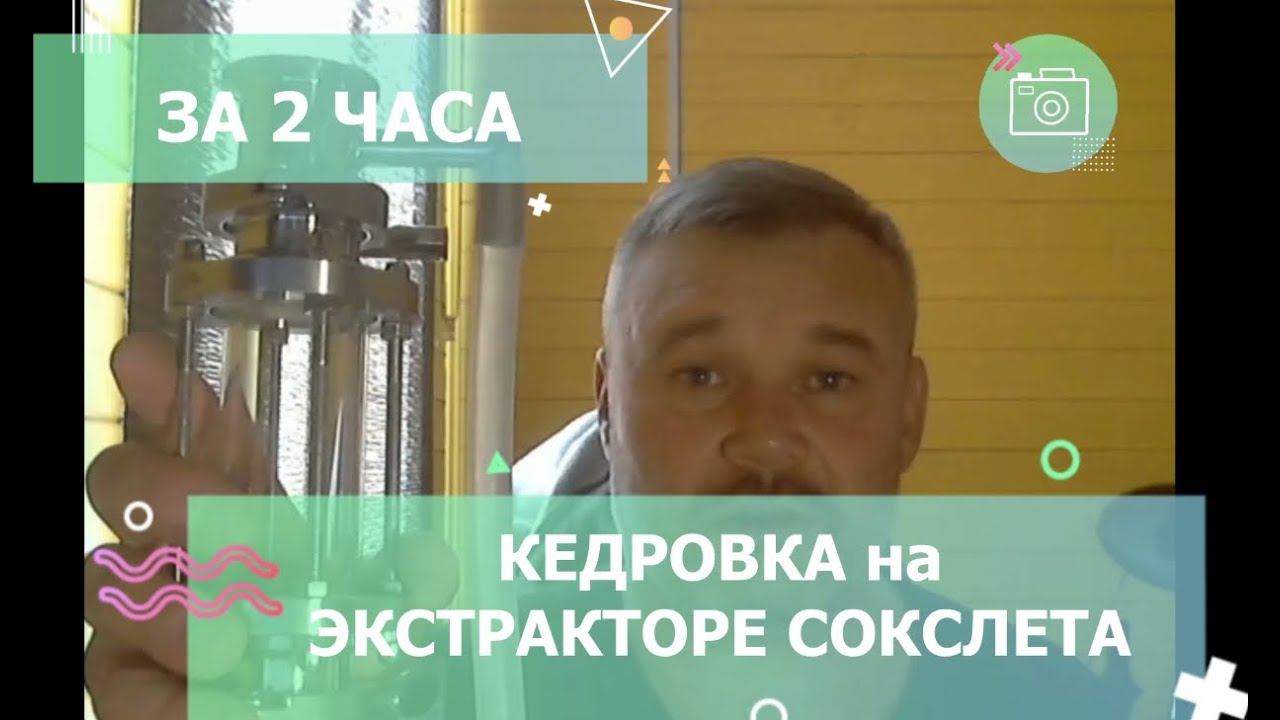Кедровка на экстракторе сокслета