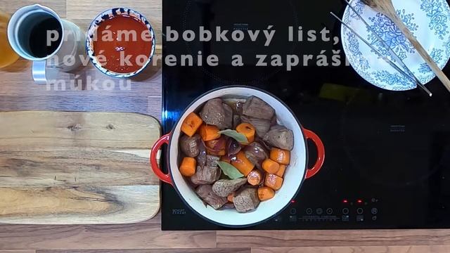 Hovädzie ragú s mrkvou a hráškom смотреть онлайн