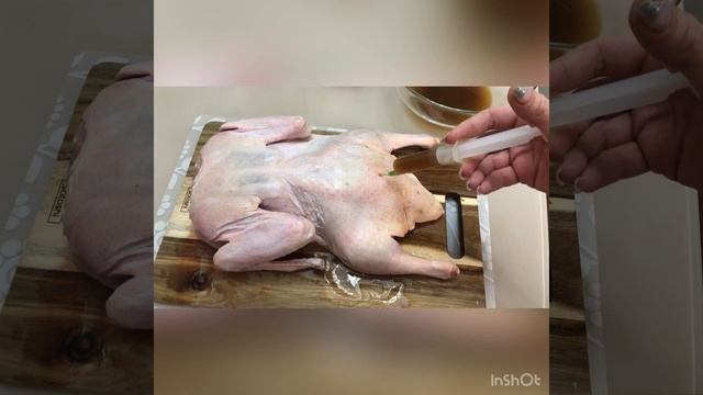 Утка, запечённая с апельсинами 🍊и яблоками 🍏 смотреть онлайн
