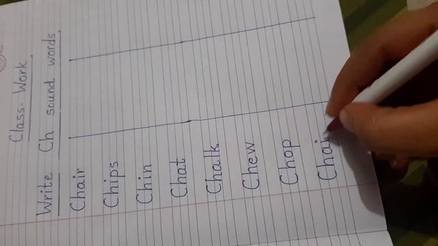U.K.G English ch sound words смотреть онлайн