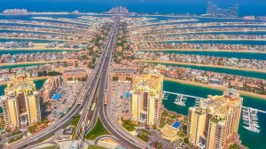 ДУБАЙ  о-в ПАЛЬМА ДЖУМЕЙРА  и р-н МАРИНА поездка по фешенебельным районам