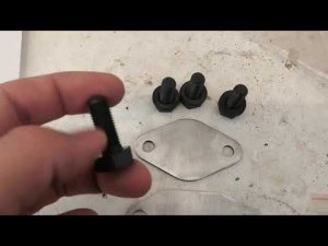 Снимаем ЕГР Удаление клапана ЕГР Митсубиси Паджеро Спорт 2 2013г. Турбодизель 4D56