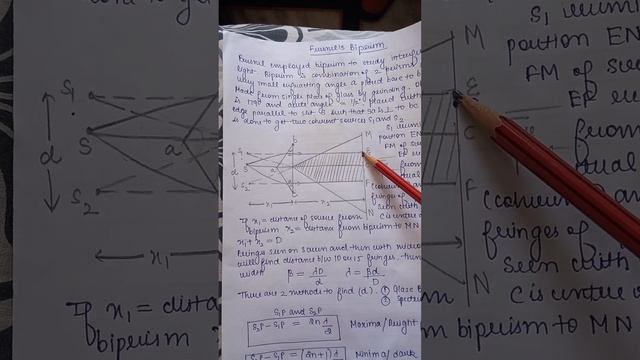 FRESNEL'S PRISM Interference of light part-5 BSC 2nd year Physics OPTICS AND LASERS-I смотреть онлайн
