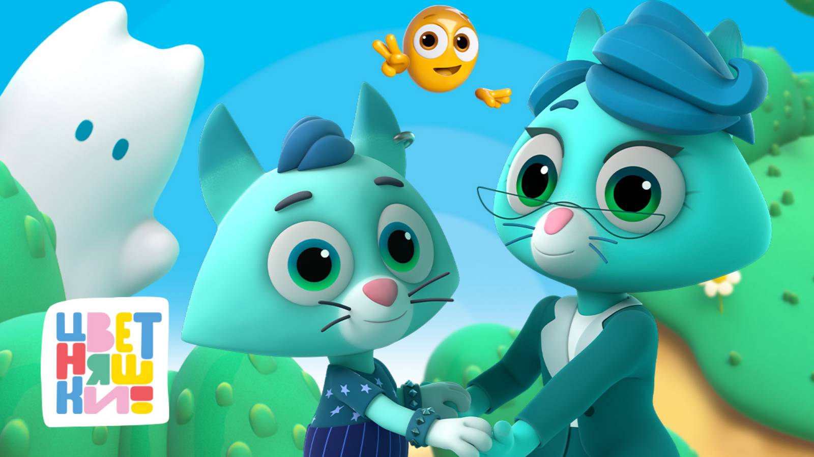 Цветняшки — 5 лучших серий Котёнка Мур — Сборник — Мультики для детей смотреть онлайн