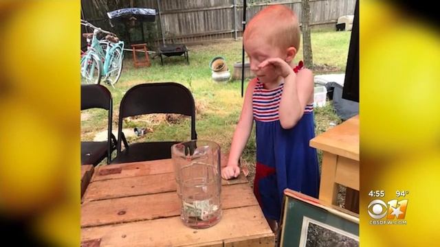 McKinney Restaurant, Radio Station Help Raise Money That Was Stolen From Little Girl With Cancer смотреть онлайн