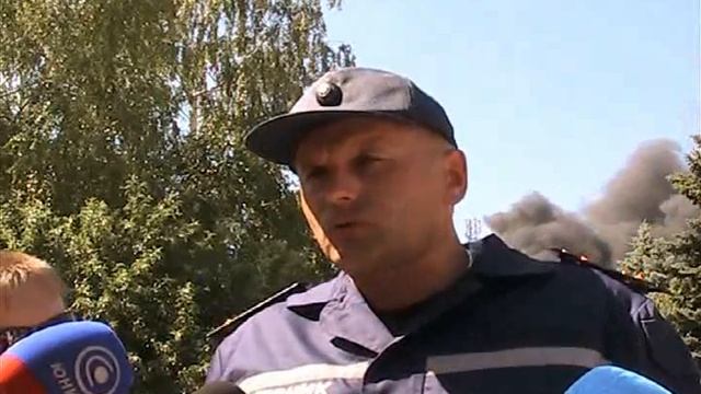 ПОЖАР НА ЗАВОДЕ В ДОНЕЦКЕ смотреть онлайн