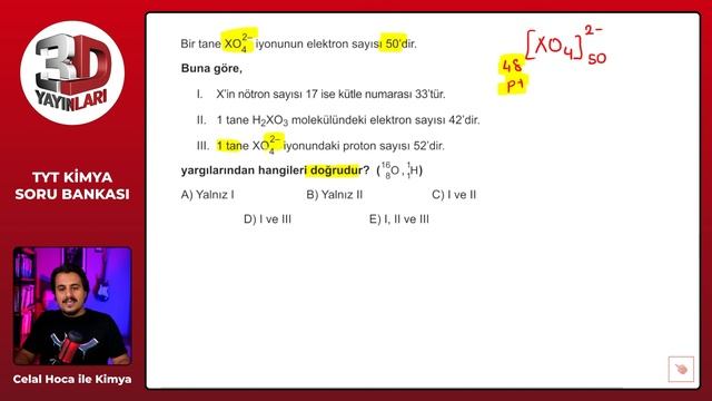 TYT Kimya Soru Bankası Bölüm 02 Test 03 Soru Çözümleri смотреть онлайн