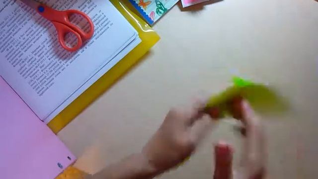Лягушка делаем из бумаги !!!! смотреть онлайн