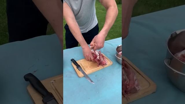 КАК РАЗДЕЛАТЬ КРОЛИКА #food смотреть онлайн