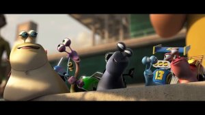 Мультик Турбо Улитка. Для маленьких детей. Улитка гонки. Турбо - он жмет на газ