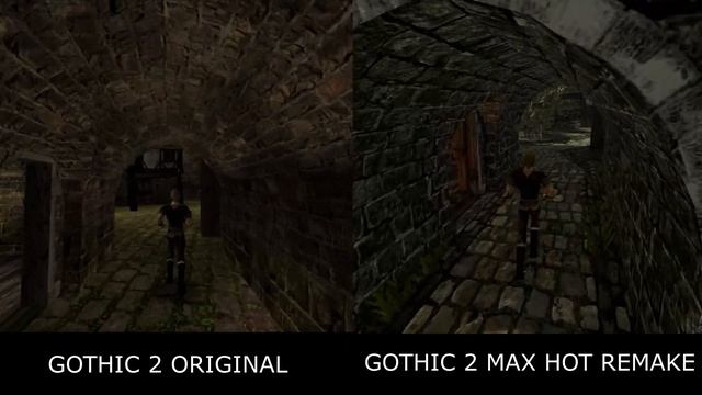 Gothic 2 ➤ ORIGINAL vs MAX HOT REMAKE 2022 смотреть онлайн