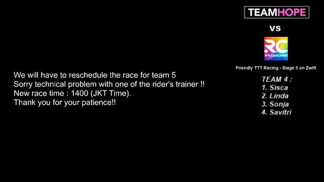 TeamHope vx RC Coaching Race - Stage 4 - 1 August 2020 (Team 5) смотреть онлайн
