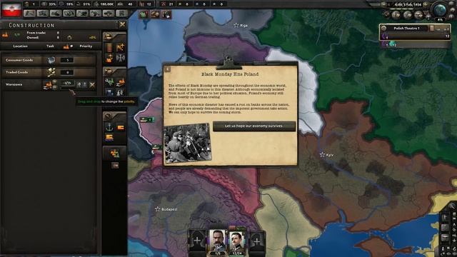 HOI4 Kaiserreich Poland Rises to Glory 1 смотреть онлайн