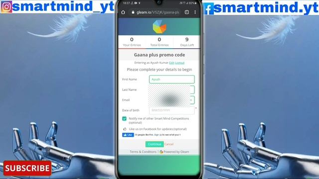Gaana Plus 3 months subscription code Giveaway||Gaana plus giveaway by Smart Mind смотреть онлайн