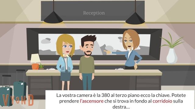 At the Hotel Conversation in Italian (Booking and Stay) смотреть онлайн