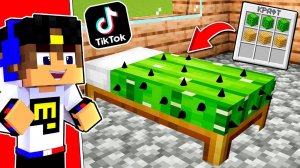 САМЫЕ СЕКРЕТНЫЕ ЛАЙФХАКИ из ТИК-ТОКА в Майнкрафт !  НУБ И ПРО ВИДЕО ТРОЛЛИНГ MINECRAFT Евгенбро