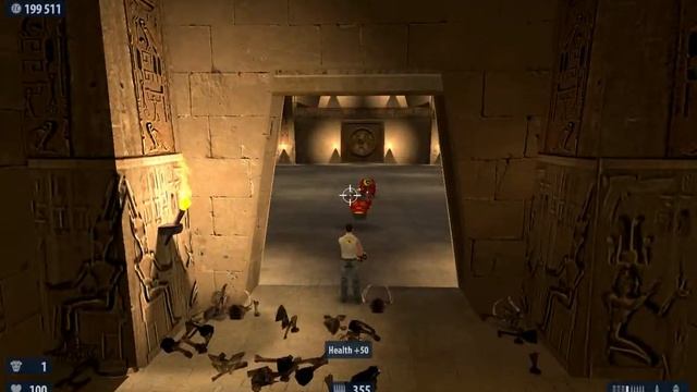 Serious Sam gets crushed by a door смотреть онлайн