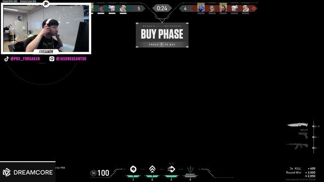 PRX F0RSAKEN DROPS 22 FRAGS AS JETT W/ PRX MINDFREAK! [FULL VOD] смотреть онлайн