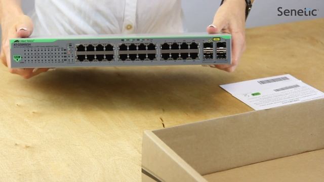 WebSmart Switch Allied Telesis AT-GS950/24-50 - unboxing смотреть онлайн