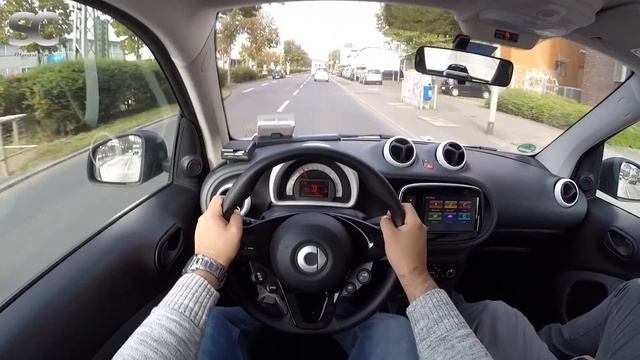 Smart ForTwo 1.0 (2016) - POV City Drive смотреть онлайн