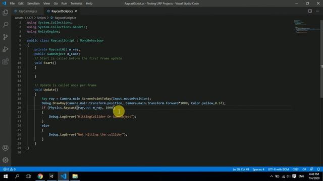 Raycasting in Unity || Unity Dev Tutorial смотреть онлайн