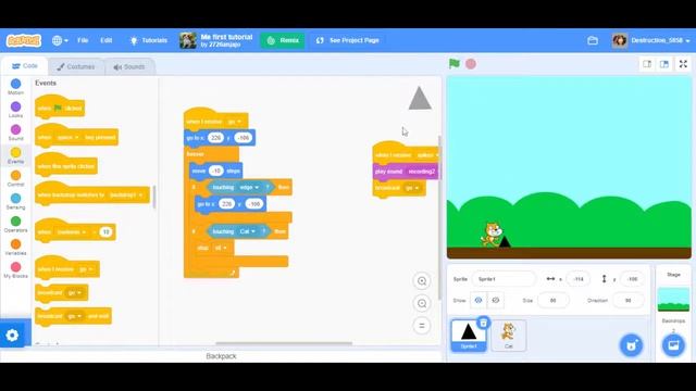 How To Make A Geometry Dash Game On Scratch смотреть онлайн