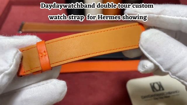 How to Install a Double Tour Watch Strap for Hermes ？ смотреть онлайн