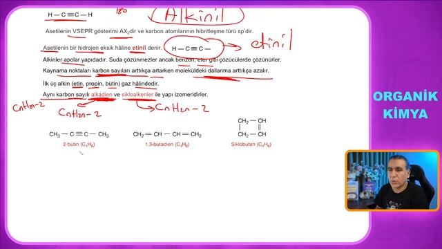 ORGANİK KİMYA CANLI DERSLERİ | 4.GÜN | ( ALKENLER 2 / ALKİNLER ) 2024 #leventözdede смотреть онлайн