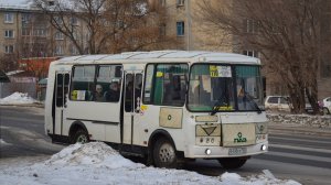 Автобус ПАЗ-32054 (Е 430 ЕР 122). Покатушки по Новоалтайску.