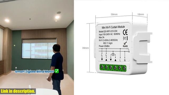 Upgrade Your Home with the Tuya WiFi Zigbee Smart Curtain Switch Module! Control Your Curtains смотреть онлайн
