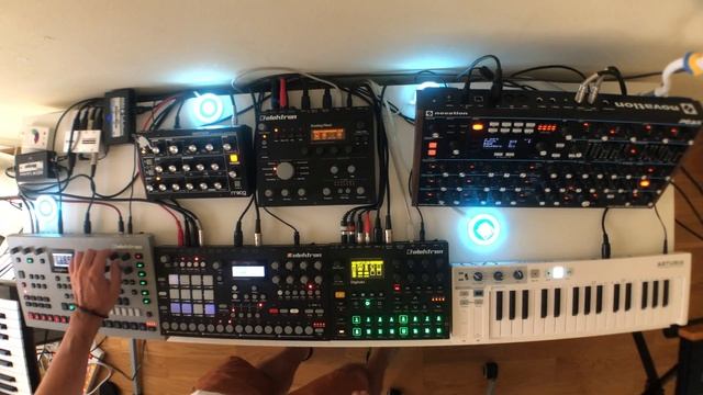 #9 Live Performance Novation Peak | Digitakt | Elektron Analog Four MKII | Sub37 | Rytm | Minitaur смотреть онлайн